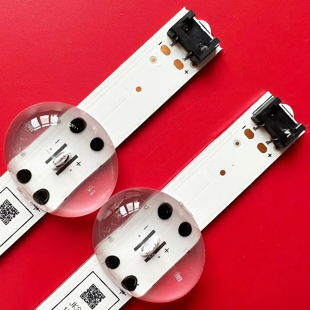 bande led transparente moderne connecteurs blancs kit 12 pièces rechargeables télévision