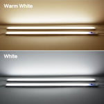 lampe led 5v blanc moderne adhésive 30 40 50 cm sensorielle usb 2mètres