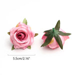 fleurs artificielles roses bouquet blanc rose violet 10 pièces décoration mariage
