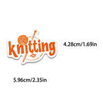 sticker adhésif humour créatif pelote laine cactus chat orange blanc multicolore pack 50