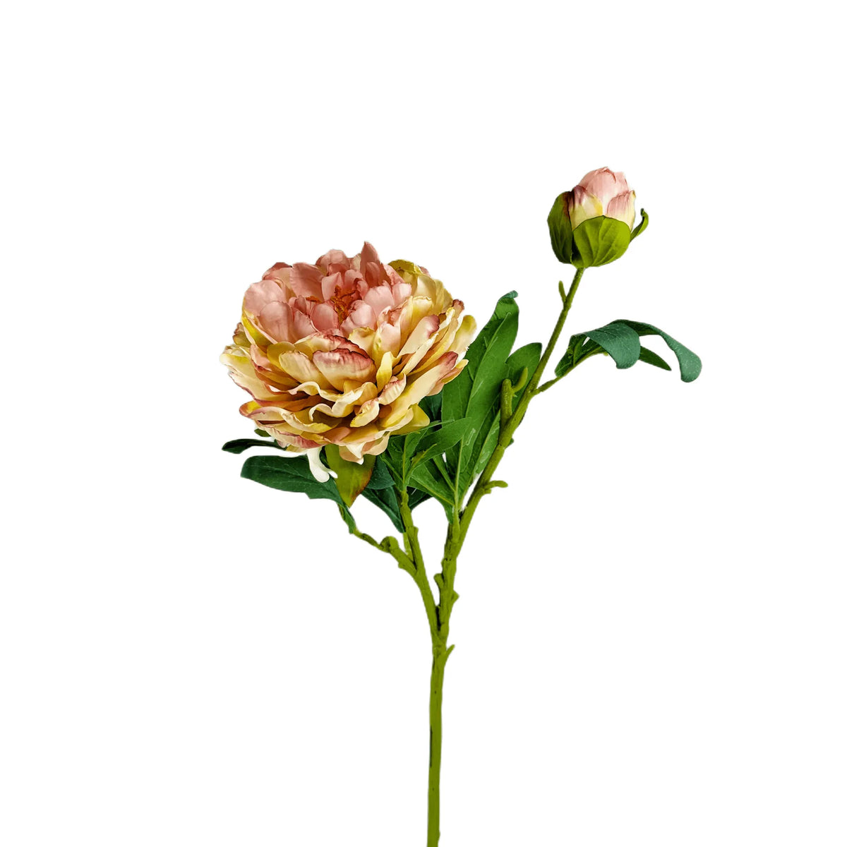 décoration mariage bouquet artificiel pivoine rose blanc naturelintérieur