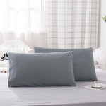 coussin hypoallergénique polyester 300 fils catégories solide uni moderne blanc gris bleuclair vert bleumarine
