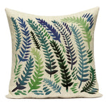 coussins carrés modernes motifs géométriques feuilles vertes tropicales couverture polyester coton