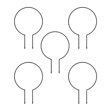 clips forme cœur noir minimaliste moderneintérieur décoration ornement sans fixation