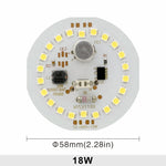 plaque led circulaire diodes blanc moderne 5w 7w 9w 12w 15w 18w 220v
