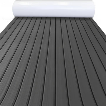 revêtement sol bateau mousse eva imitation teck antidérapant adhésif marron noir yacht