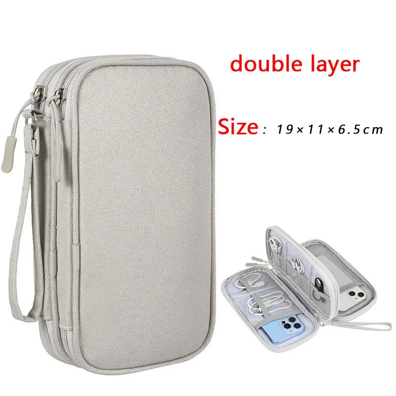 sac main rose pratique toile épaisse réutilisable moderne respectueux environnement chargeur câble usb adaptateur