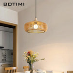 suspension lumineuse bois beige clair moderne minimaliste câble noir ajouré conique chambre salon étude