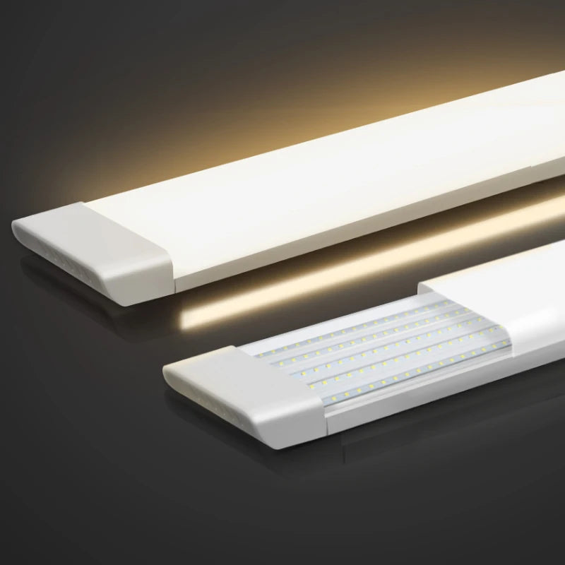 lampe led tube blanc 120cm barre lumineuse cuisine maison entrepôt moderne 100w