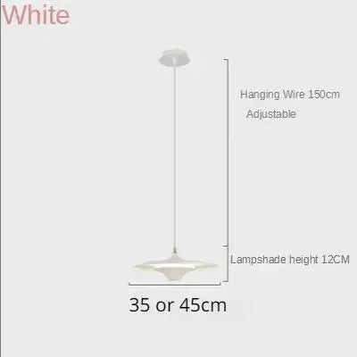 Suspension lumineuse moderne blanche noire dorée lisse mat éclairage intérieur minimaliste câble prise électrique