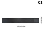 tapis bar perforé noir moderne durable antidérapant vinyle maison service