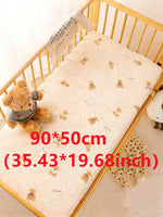 drap housse bébé imprimé animaux gris blanc moderne 90x50 120x60 130x70 polyester coton