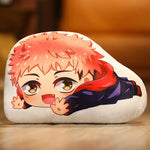 coussins anime personnages gojo itadori fushigoro kawaii blanc rouge noir voyage lit