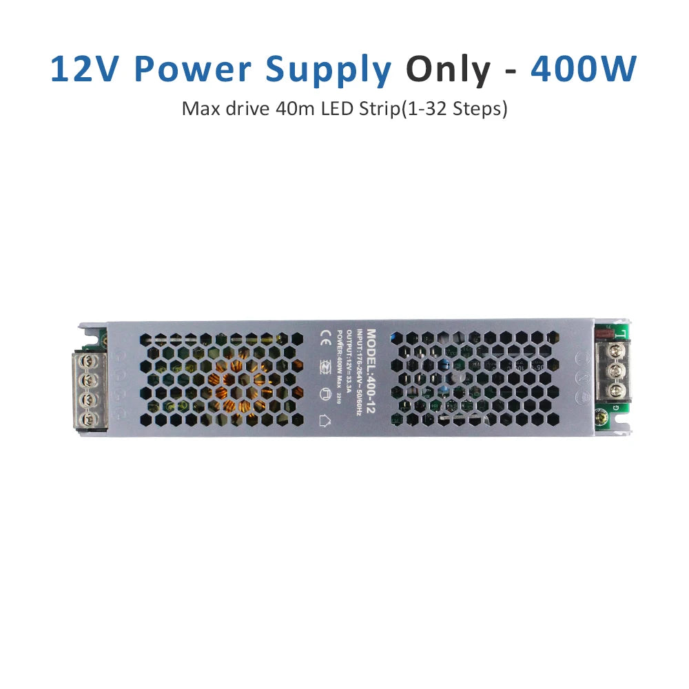 contrôleur d'éclairage escalier détecteur mouvement PIR blanc led strip moderne 12VDC câble affichage oled
