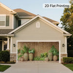 rideau imprimé 2d moderne rayures verticales naturel beige opaque clipsextérieur décorationporte garagefestival