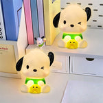 lampe table dessin animé hello kitty blanc rose cœur fraise verte bleue