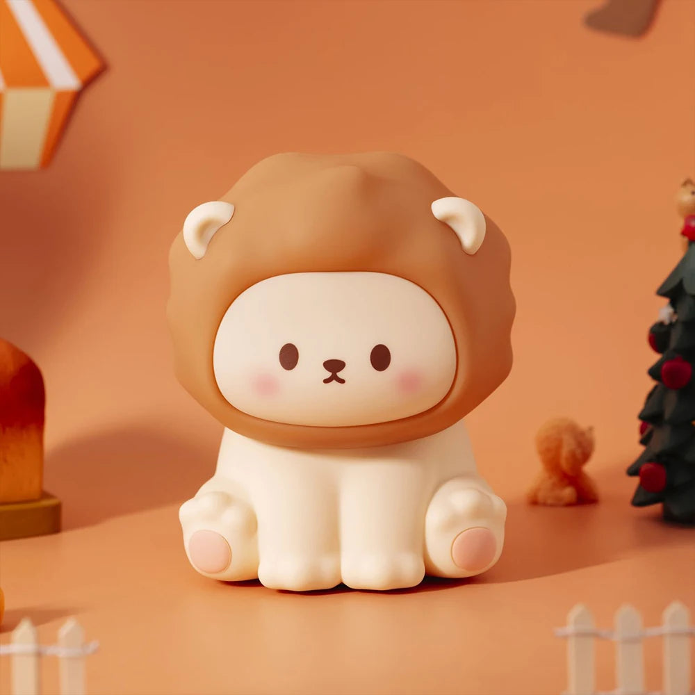 veilleuse animaux silicone cartoon rechargeable led table enfant douce mignonne colorful