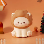 veilleuse animaux silicone cartoon rechargeable led table enfant douce mignonne colorful
