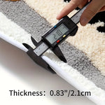 tapis bain gris moderne motif baignoire absorbant antidérapant PVC