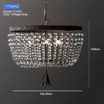 lustre classique cristal transparent doré rangs haute qualité autonome certification sécurité