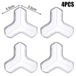 protections bord table transparentes silicone adhésives sécurité bébé moderne 12pcs