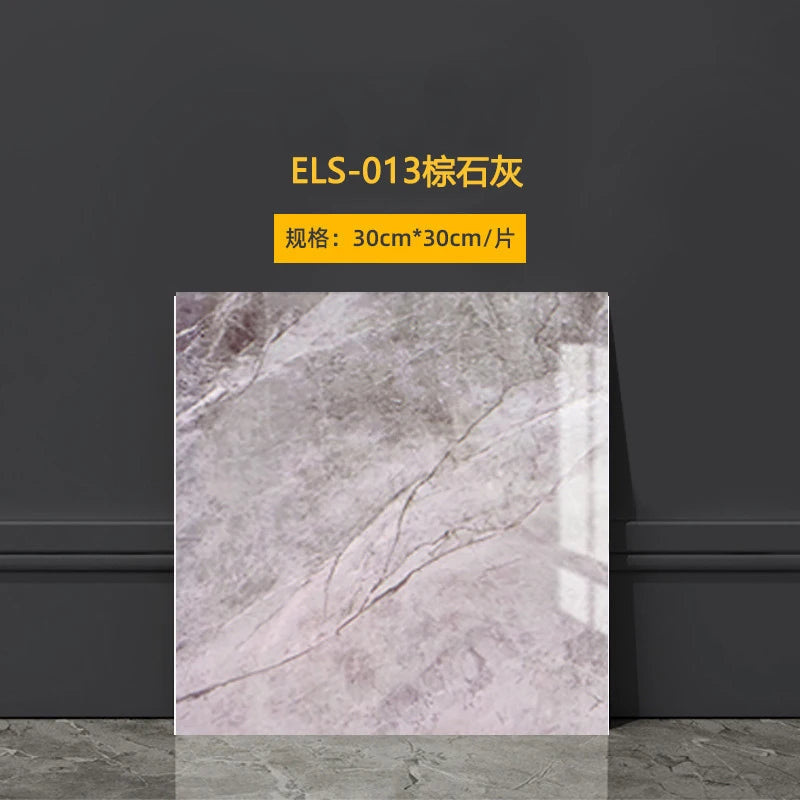 panneau décoratif marbre moderne adhésif imperméable résistant humidité noir gris beige blanc 30x30cm