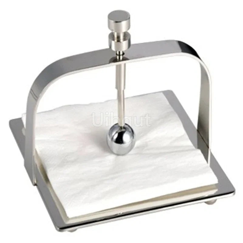 porte serviettes table cuisine métal doré argent moderne élégant distributeur mouchoirs papier décor maison