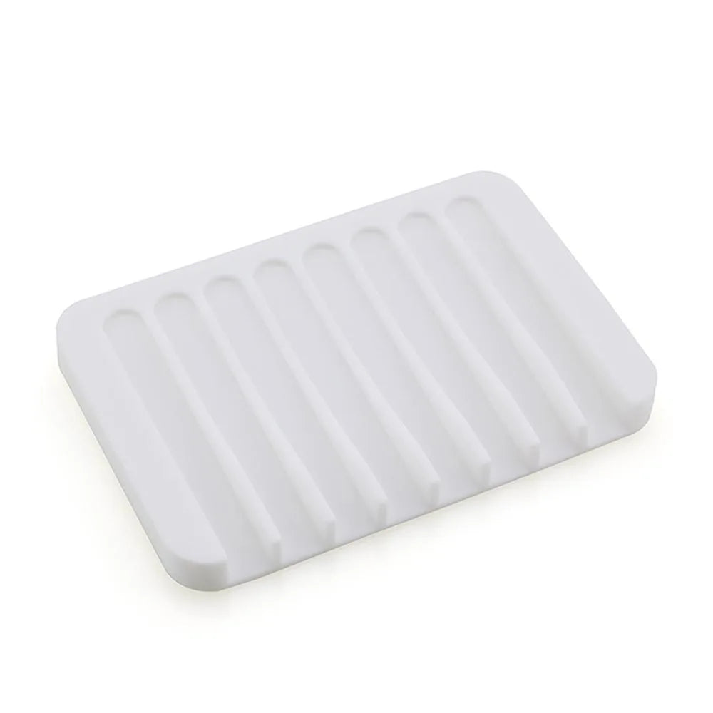 support savon silicone couleur rose moderne pratique antibactérien cuisine salle bain