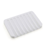 support savon silicone couleur rose moderne pratique antibactérien cuisine salle bain