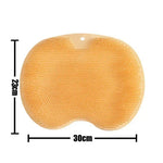 tapis bain antidérapant brosse massage dos exfoliation pieds ventouses couleurs multiples