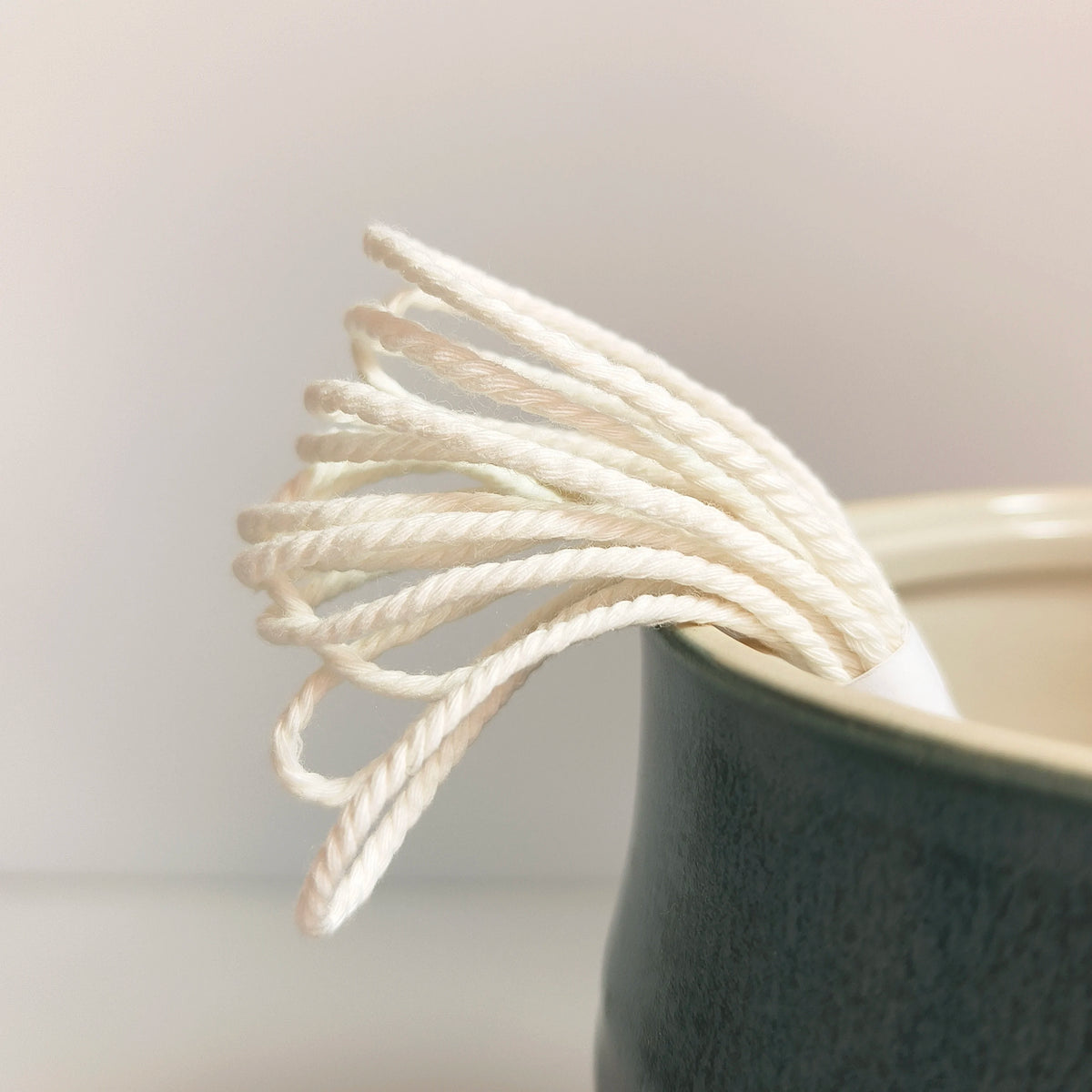 corde macramé coton pur torsadée bijoux artisanaux projets créatifs diy fait main