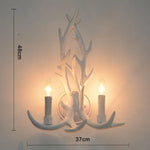 lustre suspendu rustique boisé marron clair ampoules incandescence sans ombre bras