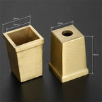cache pot doré moderne lisse set pièces protection chaise table sécurité dorée