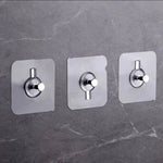porte gobelets adhésifs transparents modernes minimalistes 60x60mm 10pcs 20pcs 30pcs 45pcs 50pcs variété