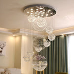 suspension lumineuse moderne transparentes salon restaurant chambre principal