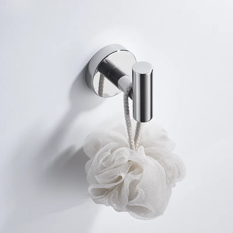 porte serviettes chrome moderne porte papier toilette crochet ensemble salle bain organisation quincaillerie acier