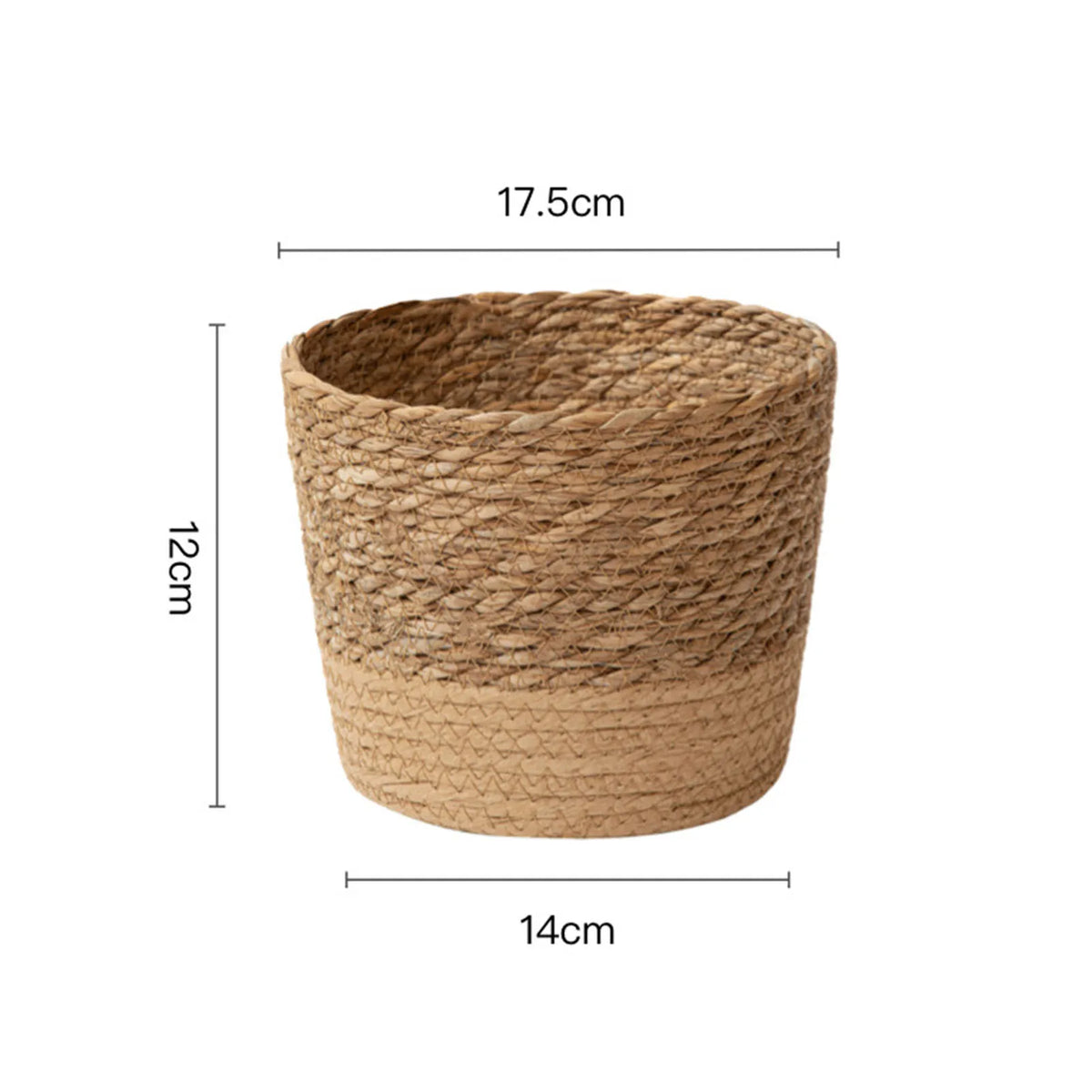 panier pliable osier tissé motifs réguliers poignées cuir naturel rustique jardin