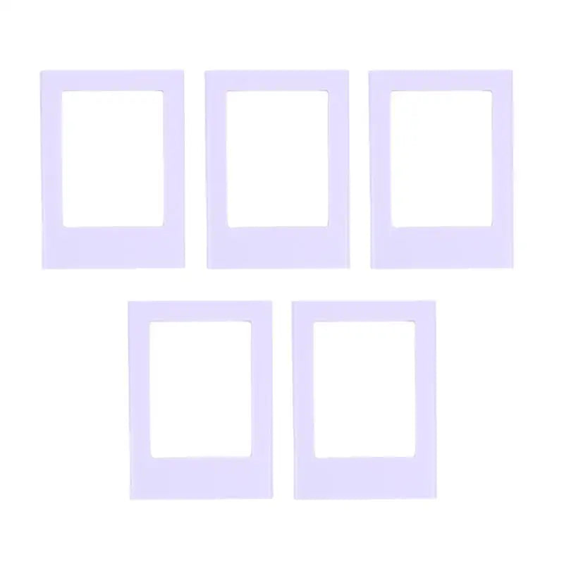 cadres photo aimants transparents modernes couleurs variées instantané fujifilm compatible divers minimaliste pack multiple