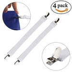 attaches drap réglables élastiques clips métalliques ressorts blanc noir pièces fonctionnel utilitaire