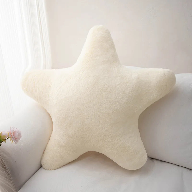 coussin étoile décoratif jaune rose vert lit maison anti décubitus coton polyester