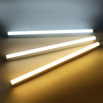 tube led blanc 50cm lisse moderne clips câbles blanc froid 5500k 7000k 15w 220v