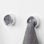 porte serviettes auto adhésifs crochet noir moderne minimaliste ruban adhésif argenté gris opacité utilisation