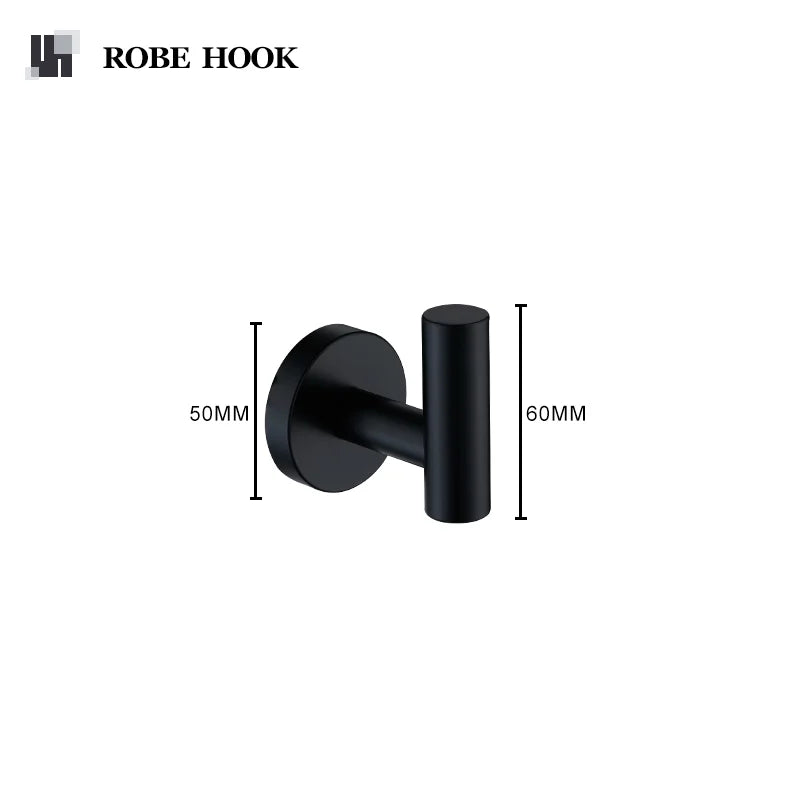 accessoires salle bain noir moderne porte serviettes papier toilette porte robe porte savon tasse