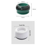 supports machine laver moderne vert blanc antivibration suction rondements grilles matière plastique