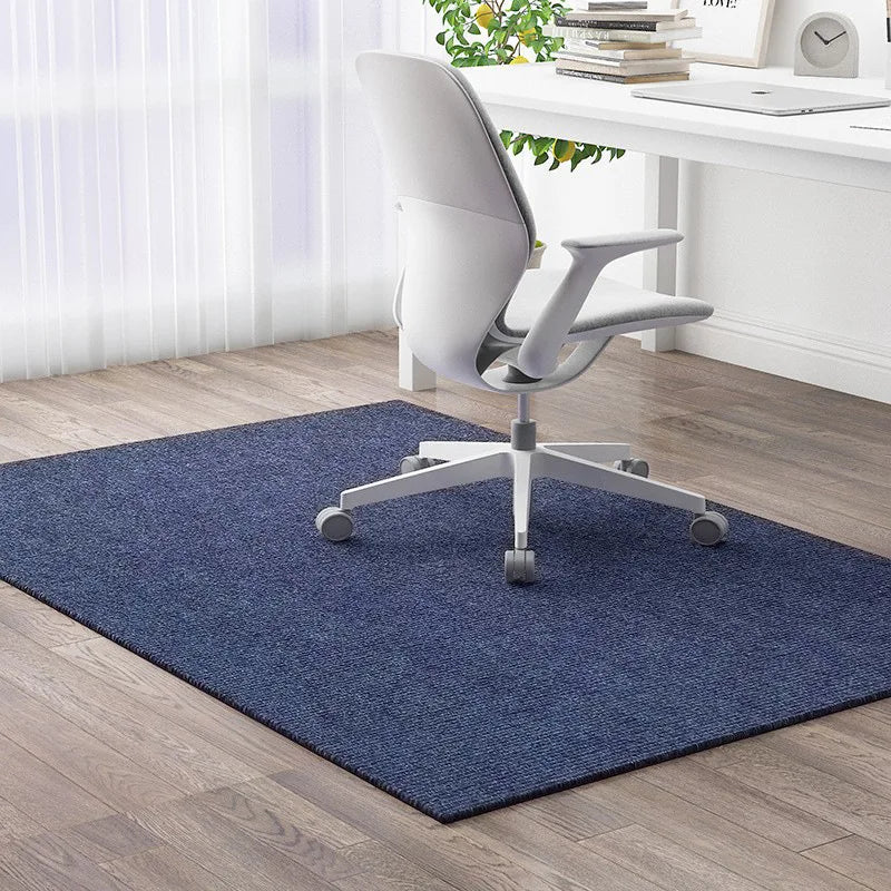 tapis sol intérieur moderne antidérapant tissé polyester gris bleu marron maison