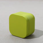 boîtes carrées modernes 55mm 43mm noir gris bleu rouge vert orange respectueux environnement organisateur