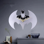 horloge murale quartz batman moderne acrylique noir salon maison restaurant