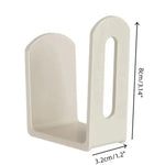 support mural blanc gris routeur wifi antennes alimentation prise electrique minimaliste fixations pinsées