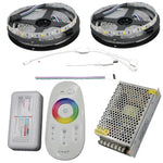 Ruban LED RGBW 20m vue rapprochée