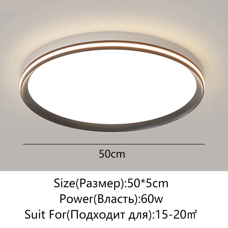 plafonnier led moderne blanc beige rond flux lumineux variable toucher interrupteur monté surface
